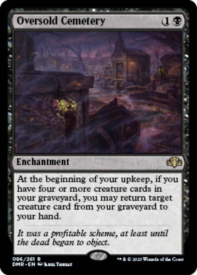 Oversold Cemetery [Dominaria Remastered] | Black Swamp Games