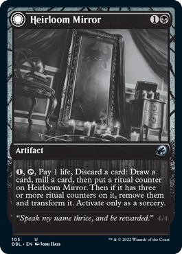 Heirloom Mirror // Inherited Fiend [Innistrad: Double Feature] | Black Swamp Games