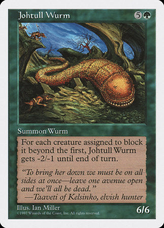 Johtull Wurm [Fifth Edition] | Black Swamp Games