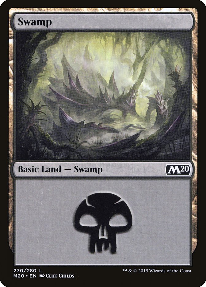 Swamp (#270) [Core Set 2020] | Black Swamp Games