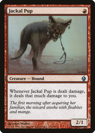 Jackal Pup [Premium Deck Series: Fire and Lightning] | Black Swamp Games