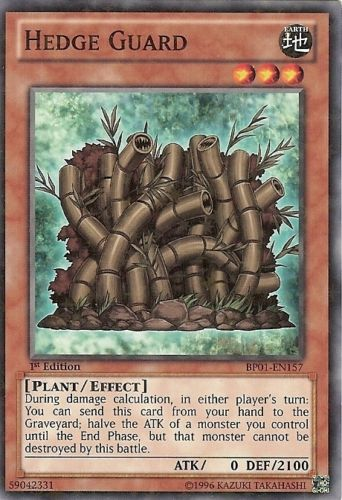 Hedge Guard [BP01-EN157] Starfoil Rare | Black Swamp Games