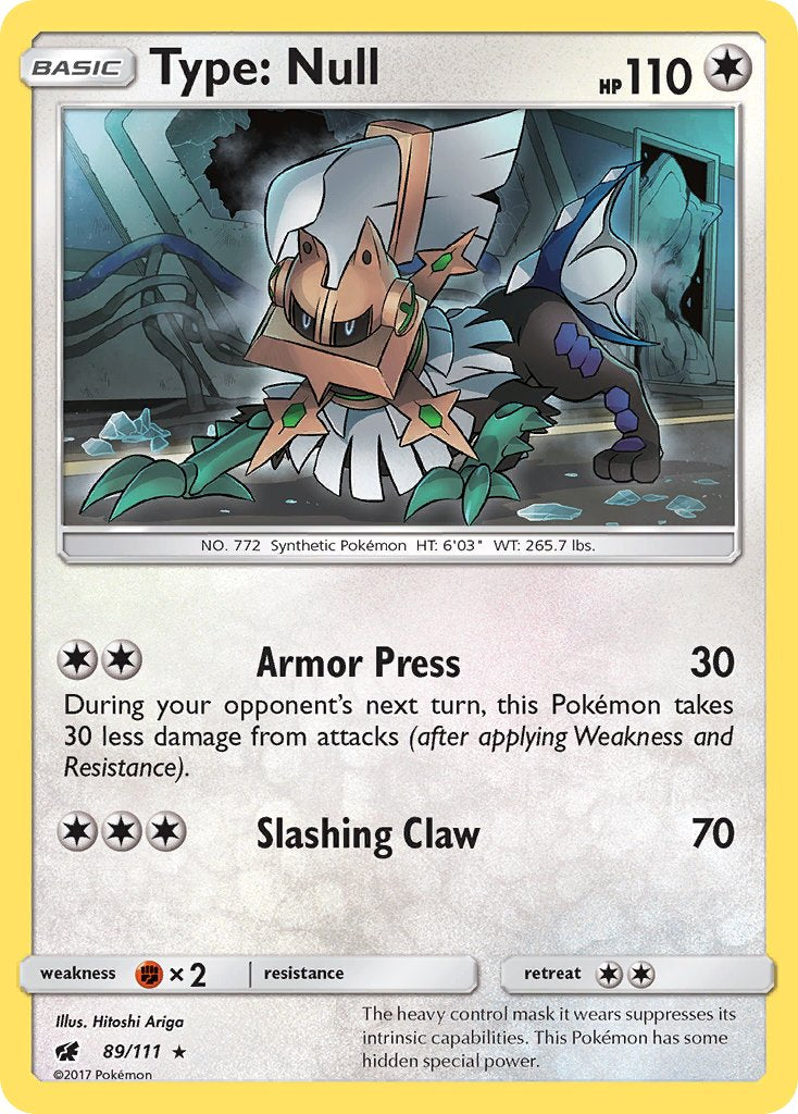 Type: Null (89/111) (Theme Deck Exclusive) [Sun & Moon: Crimson Invasion] | Black Swamp Games