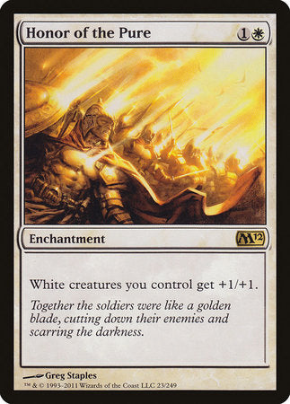 Honor of the Pure [Magic 2012] | Black Swamp Games