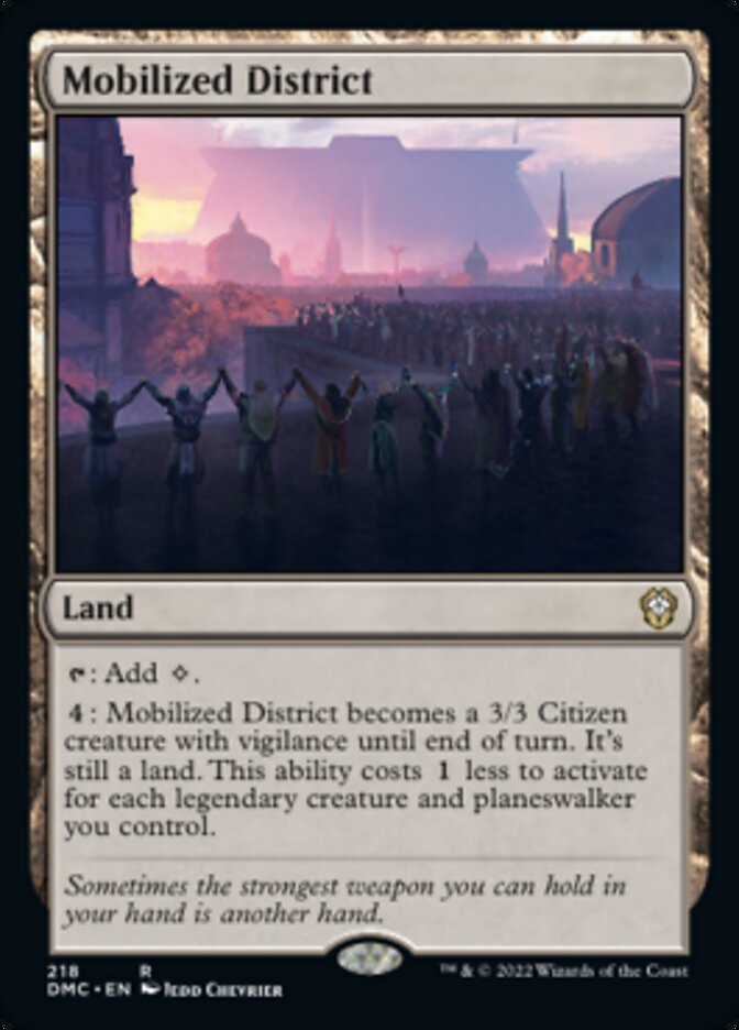 Mobilized District [Dominaria United Commander] | Black Swamp Games