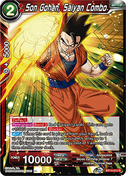 Son Gohan, Saiyan Combo (Rare) [BT13-015] | Black Swamp Games