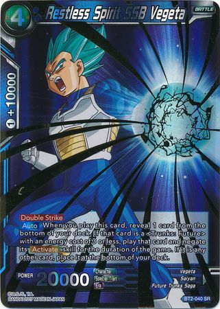 Restless Spirit SSB Vegeta [BT2-040] | Black Swamp Games