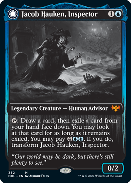 Jacob Hauken, Inspector // Hauken's Insight [Innistrad: Double Feature] | Black Swamp Games