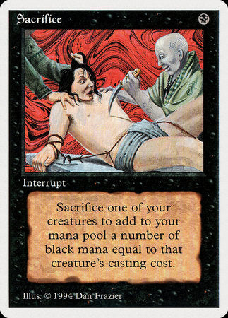 Sacrifice [Summer Magic / Edgar] | Black Swamp Games