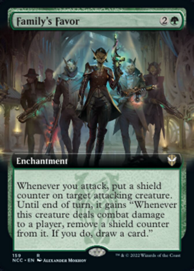 Family's Favor (Extended Art) [Streets of New Capenna Commander] | Black Swamp Games