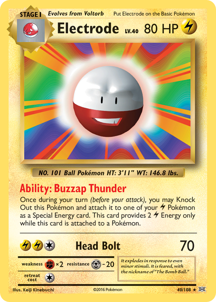 Electrode (40/108) [XY: Evolutions] | Black Swamp Games