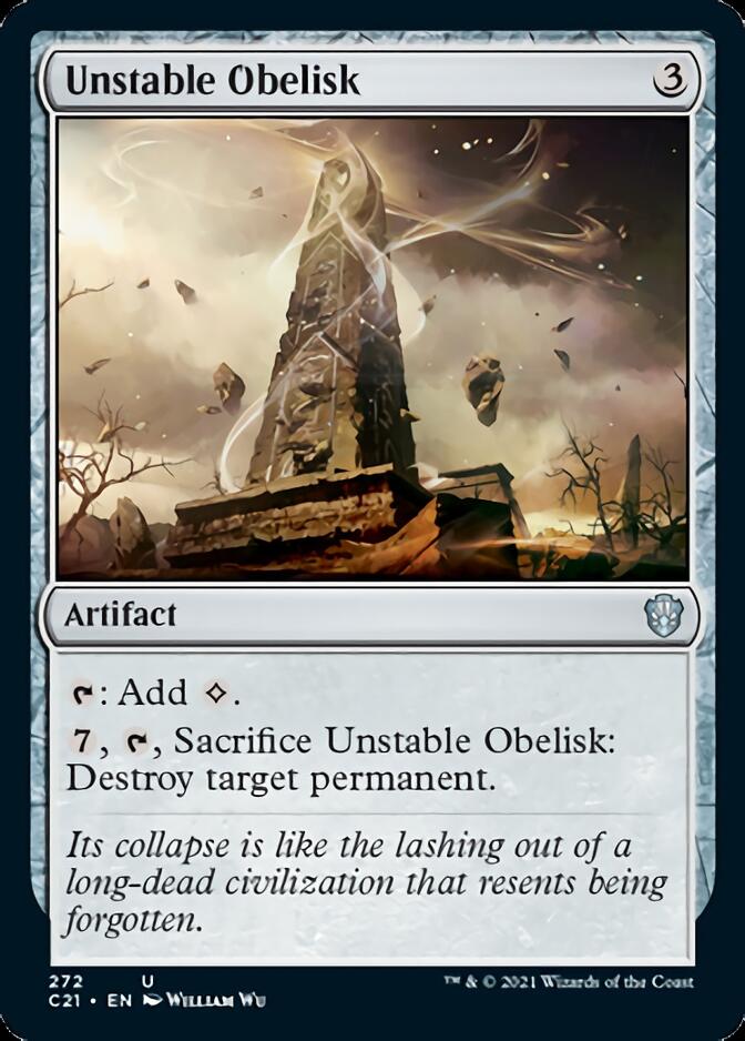 Unstable Obelisk [Commander 2021] | Black Swamp Games