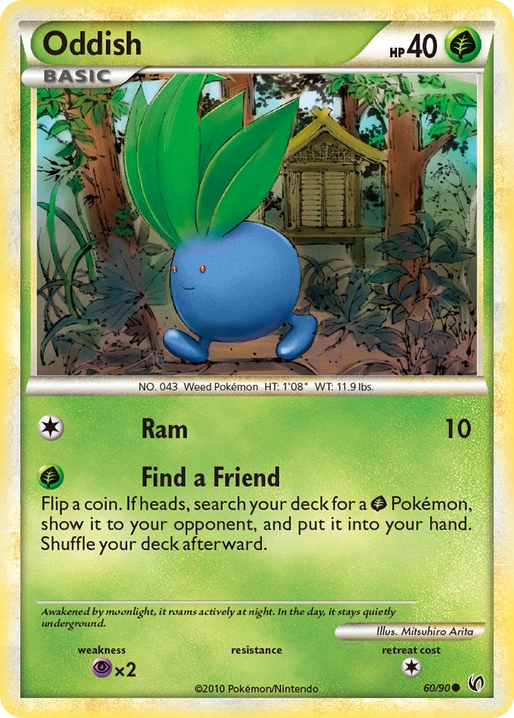 Oddish (60/90) [HeartGold & SoulSilver: Undaunted] | Black Swamp Games