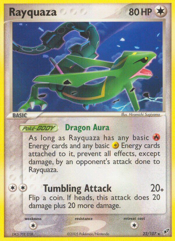 Rayquaza (22/107) (Theme Deck Exclusive) [EX: Deoxys] | Black Swamp Games