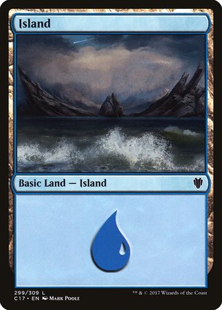 Island (299) [Commander 2017] | Black Swamp Games