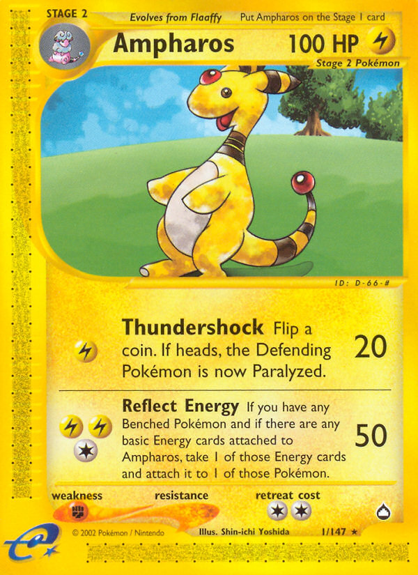 Ampharos (1/147) [Aquapolis] | Black Swamp Games