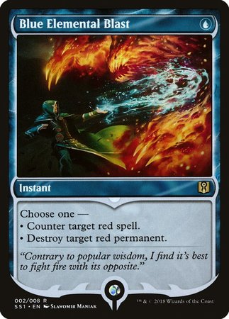 Blue Elemental Blast [Signature Spellbook: Jace] | Black Swamp Games