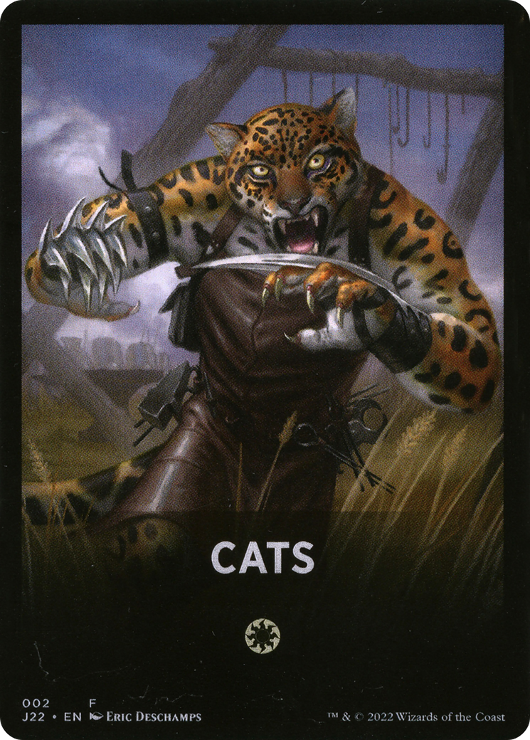 Cats Theme Card [Jumpstart 2022 Front Cards] | Black Swamp Games