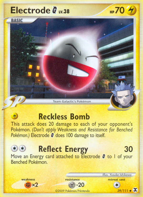 Electrode G (39/111) [Platinum: Rising Rivals] | Black Swamp Games