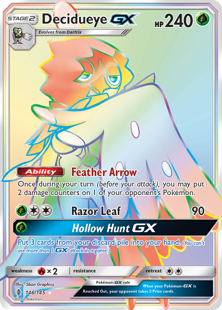 Decidueye GX (146/145) [Sun & Moon: Guardians Rising] | Black Swamp Games