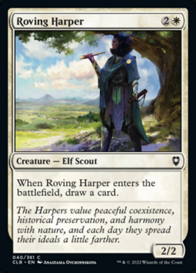 Roving Harper [Commander Legends: Battle for Baldur's Gate] | Black Swamp Games