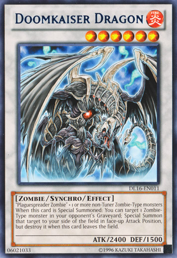 Doomkaiser Dragon (Blue) [DL16-EN011] Rare | Black Swamp Games