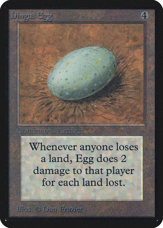 Dingus Egg [Limited Edition Alpha] | Black Swamp Games