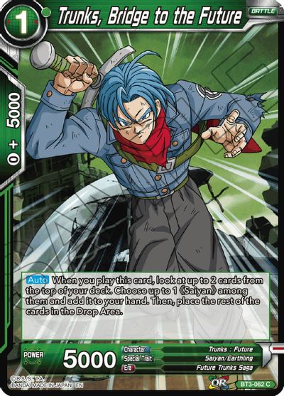 Trunks, Bridge to the Future (Reprint) (BT3-062) [Battle Evolution Booster] | Black Swamp Games