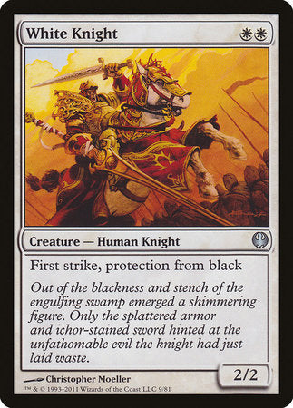White Knight [Duel Decks: Knights vs. Dragons] | Black Swamp Games