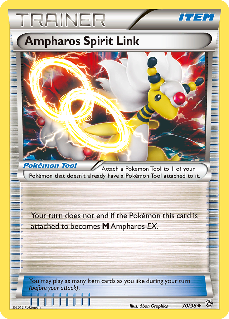 Ampharos Spirit Link (70/98) [XY: Ancient Origins] | Black Swamp Games