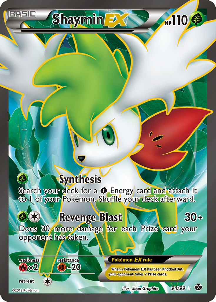 Shaymin EX (94/99) [Black & White: Next Destinies] | Black Swamp Games