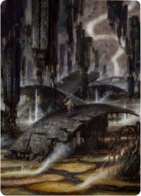 Grimclimb Pathway Art Card [Zendikar Rising Art Series] | Black Swamp Games