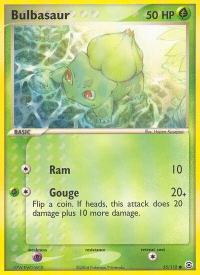 Bulbasaur (55/112) [EX: FireRed & LeafGreen] | Black Swamp Games