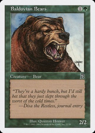 Balduvian Bears [Deckmasters] | Black Swamp Games