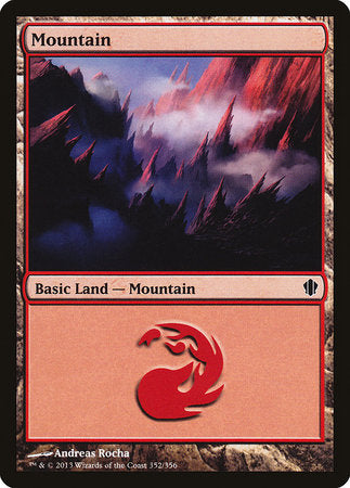 Mountain (352) [Commander 2013] | Black Swamp Games