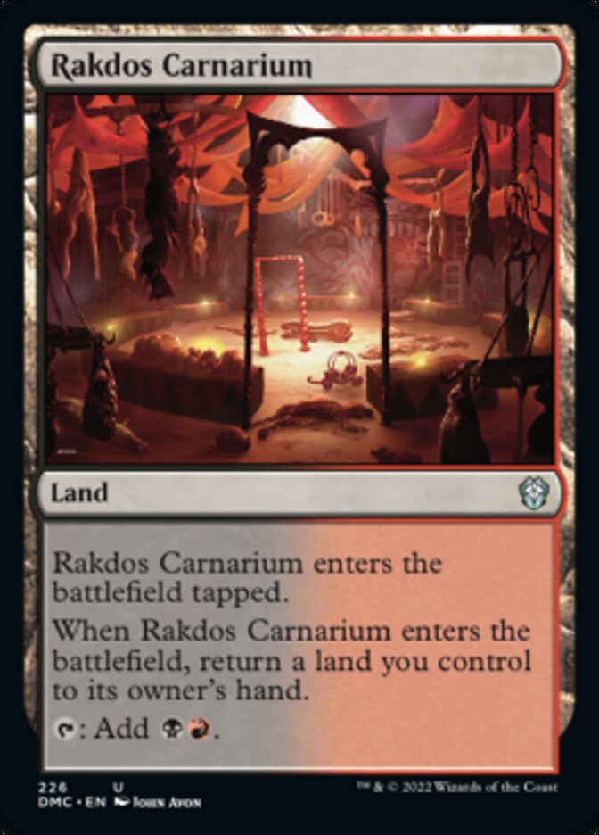 Rakdos Carnarium [Dominaria United Commander] | Black Swamp Games