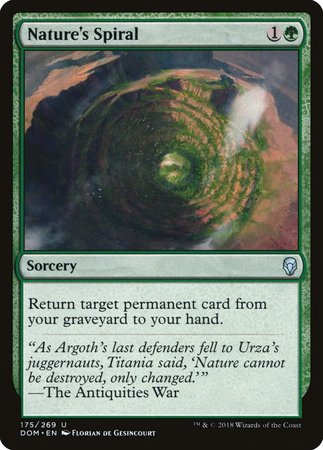 Nature's Spiral [Dominaria] | Black Swamp Games