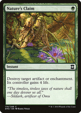Nature's Claim [Eternal Masters] | Black Swamp Games