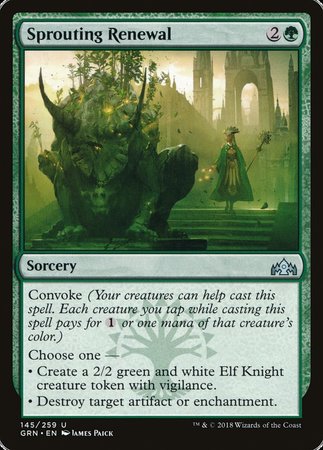 Sprouting Renewal [Guilds of Ravnica] | Black Swamp Games