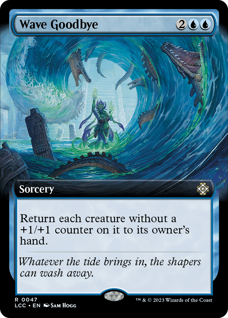 Wave Goodbye (Extended Art) [The Lost Caverns of Ixalan Commander] | Black Swamp Games