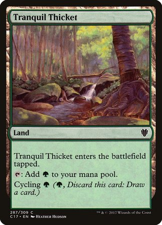 Tranquil Thicket [Commander 2017] | Black Swamp Games