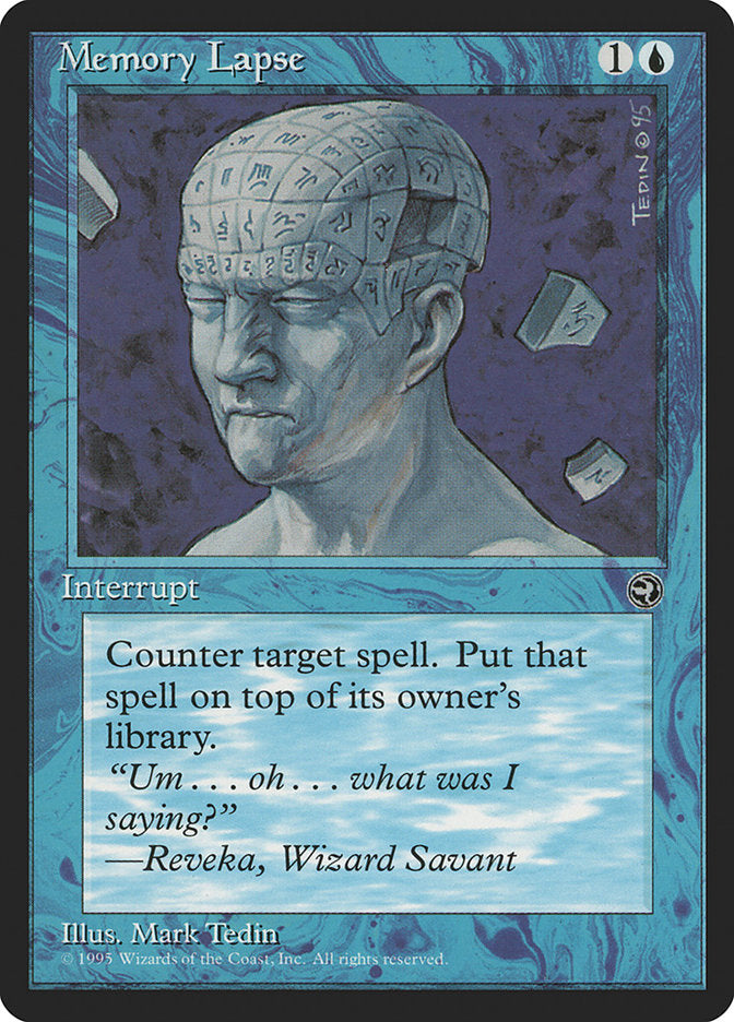 Memory Lapse (Reveka Flavor Text) [Homelands] | Black Swamp Games