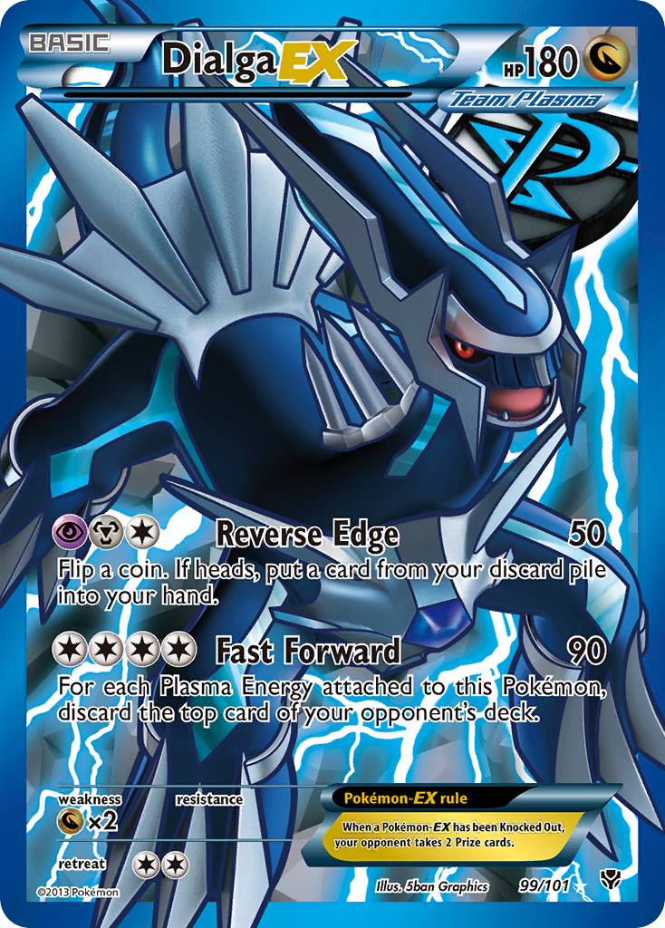 Dialga EX (99/101) [Black & White: Plasma Blast] | Black Swamp Games
