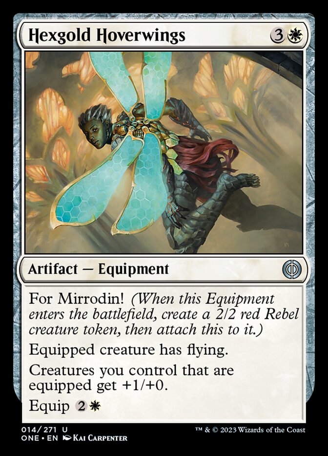 Hexgold Hoverwings [Phyrexia: All Will Be One] | Black Swamp Games