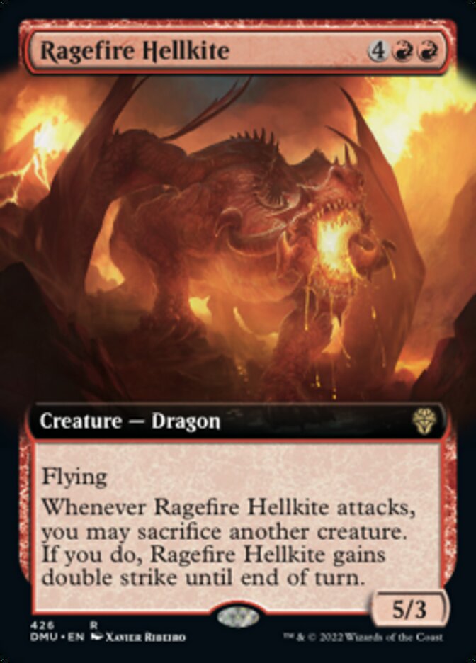 Ragefire Hellkite (Extended Art) [Dominaria United] | Black Swamp Games