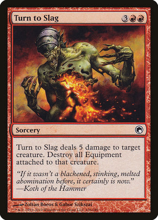 Turn to Slag [Scars of Mirrodin] | Black Swamp Games