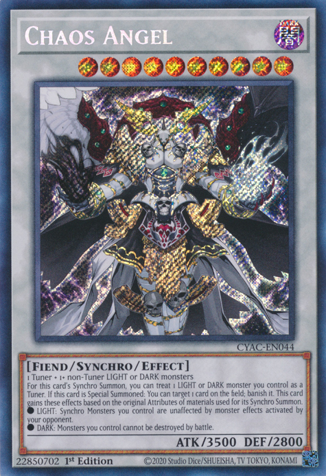 Chaos Angel [CYAC-EN044] Secret Rare | Black Swamp Games