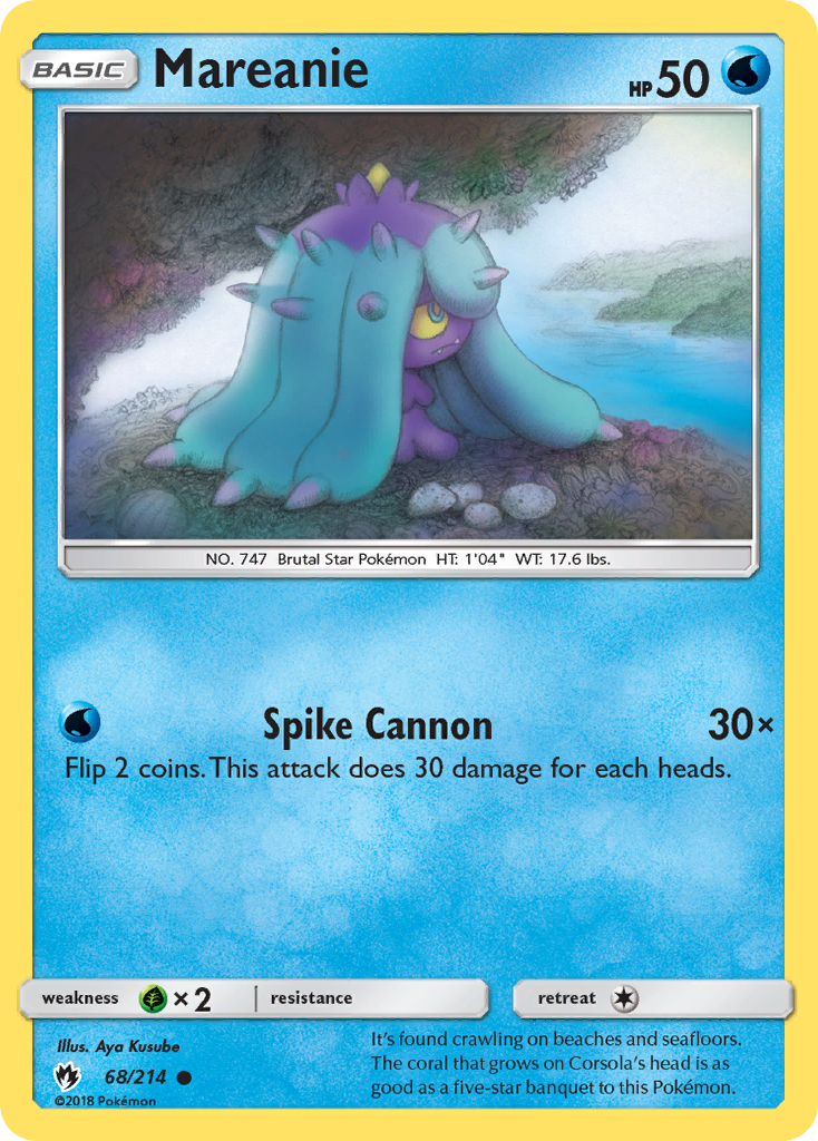 Mareanie (68/214) [Sun & Moon: Lost Thunder] | Black Swamp Games