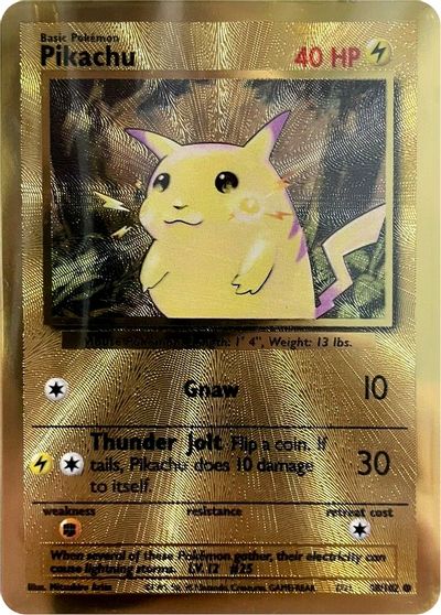 Pikachu (58/102) (Celebrations Metal Card) [Celebrations: 25th Anniversary] | Black Swamp Games