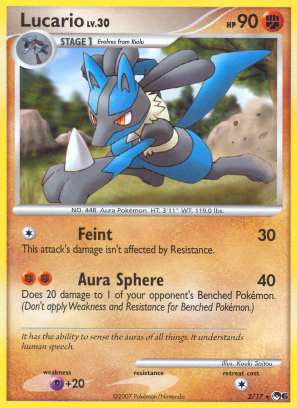 Lucario (2/17) [POP Series 6] | Black Swamp Games